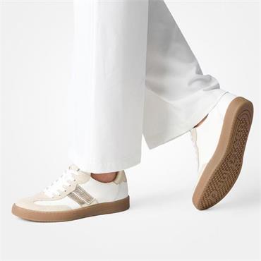 Paul Green Gumsole T Toe Trainer - White Gold